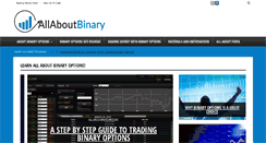 Desktop Screenshot of allaboutbinary.com